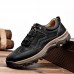 Men Brief Non Slip Soft Sole Lace Up Outdoor Casual Shoes