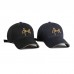 Unisex Cotton Chinese Letter Print Embroidery Casual All  match Adjustable Outdoor Sunshade Baseball Caps