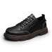 Men Comfy Round Toe Oxfords Lace Up Casual Shoes