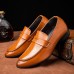 Men Slip  On Breathable Slip Resistant Fashion Business Dress Shoes