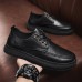 Men Casual Slip Resistant Lace  up Increase Business Shoes