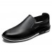 Men Breathable Slip On PU Leather Loafers Casual Business Shoes